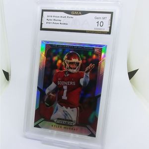 2019 Prizm Drafts Picks Kyler Murray #101 Prizm Rookie GMA 10